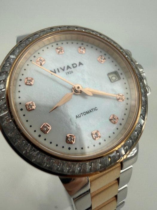 Nivada - crystal bezel mother of pearl dial Sapphire Seiko, Handtassen en Accessoires, Horloges | Heren