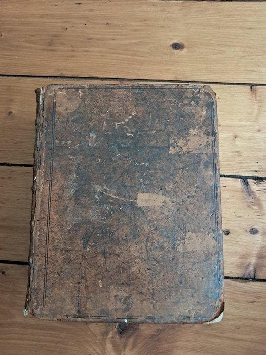 Dit is de titelpagina van een Statenbijbel uit 1738, gedrukt, Antiquités & Art, Antiquités | Livres & Manuscrits