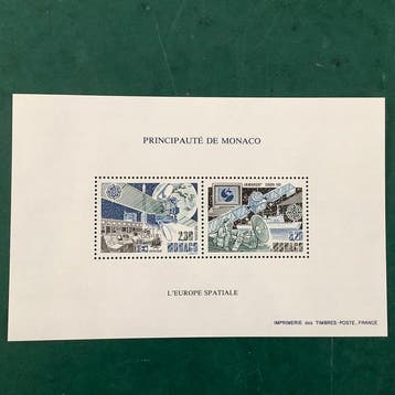 Monaco 1991 - Bloc spécial espace européen - MNH - Yvert BS