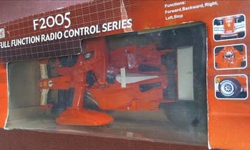 Meijiaxin Toys 1:10 - Model sportwagen - Ferrari F2005 - MJX, Hobby en Vrije tijd, Nieuw