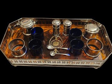 Ernest W. Haywood - Eetservies (9) - .925 zilver - Set