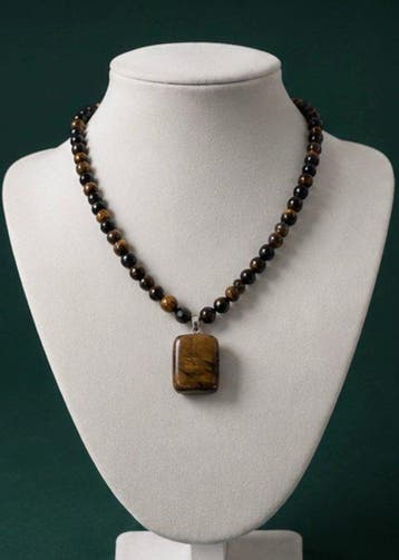 Exclusieve Tijgeroogsteen-ketting - Halsketting, Verzamelen