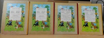 Kuifje 11, 12, 13 & 17, - Mannen op de Maan, De Schat van de