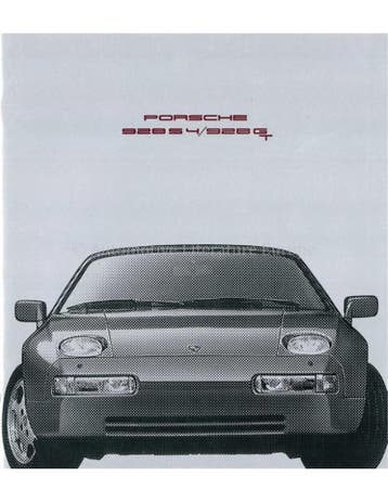 1991 PORSCHE 928 S4 & GT BROCHURE DUITS, Ophalen of Verzenden, Nieuw