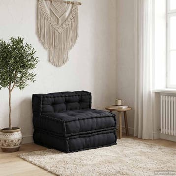 vidaXL Modulaire bankstel 70x70x54 stof antracietkleurig, Verzenden, Nieuw