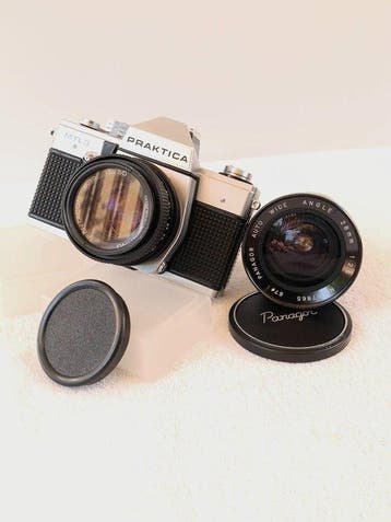 Praktica MTL 3 + 1,8/50mm Pentacon + Panagor 3,5/28mm |, Audio, Tv en Foto, Nieuw
