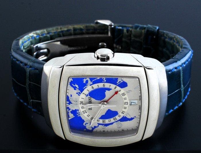 Damiani - Ego Oversize GMT - World Time - Automatic, Handtassen en Accessoires, Horloges | Heren