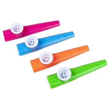 Uitdeelcadeautjes Fluiten 11cm 4st, Verzenden, Nieuw