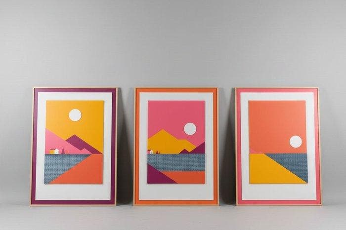 Studio Kars en Boom - Many Shapes of (drieluik), Antiek en Kunst, Kunst | Designobjecten