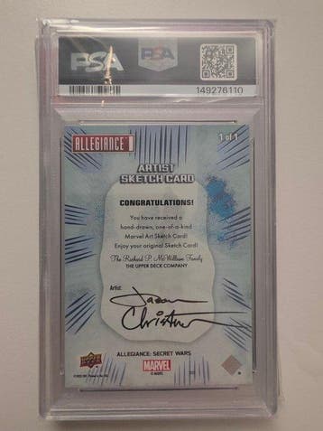 Upper Deck - 1 Graded card - Marvel Superstars - PSA 9