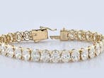 Armband - 14 karaat Geel goud - 30.65ct. tw. Diamant
