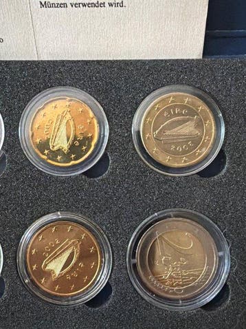 Ierland. Kursmünzensatz Irland 8 pcs mit CoA (Zonder