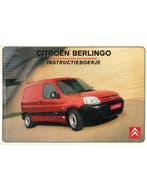 2003 CITROEN BERLINGO INSTRUCTIEBOEKJE NEDERLANDS