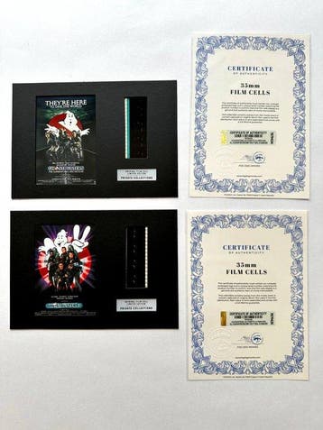 Ghostbusters – Rare Set of 2 Mounted 35mm Film Cells –