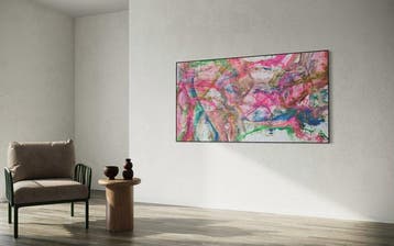 Timo Wedell - Colors Whispering Echo - XXL - Abstract Klein