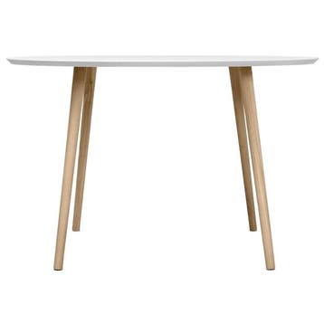 Sofacompany Allie Eettafel Eikenhout Zeep Wit, Verzenden, Gebruikt, Overige houtsoorten, 100 tot 150 cm