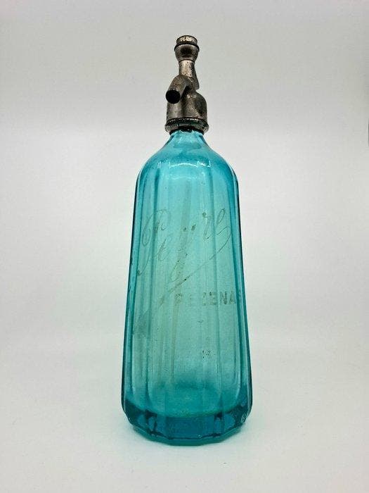 Siphon - Verre à luranium, Antiek en Kunst, Kunst | Designobjecten