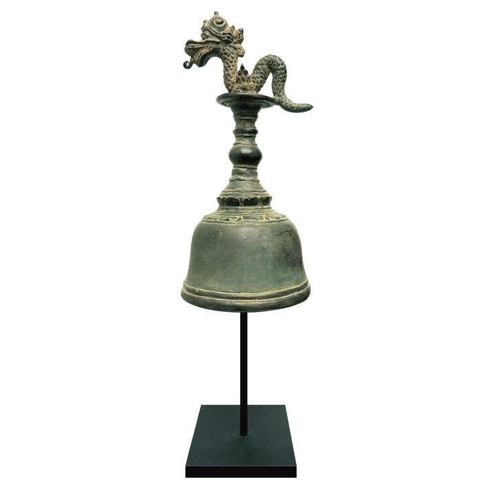 Oorspronkelijke tempelbel NAGA uit Bali - Indonesië, Antiquités & Art, Art | Art non-occidental