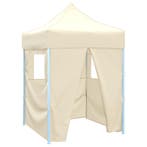 vidaXL Partytent met 4 zijwanden inklapbaar 2x2 m staal, Tuin en Terras, Verzenden, Nieuw