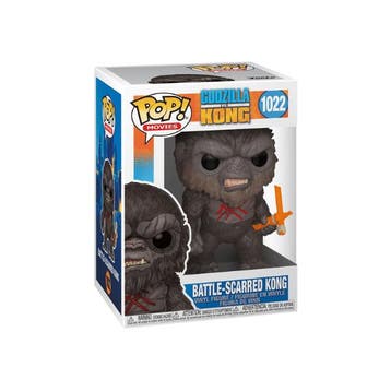 Funko Pop!  Godzilla vs Kong  BattleScarred King Kong #1022, Verzenden