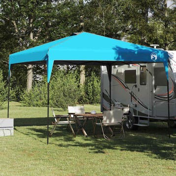 vidaXL Luifel Tent 290 x 290 x 251 cm Blauw Stof, Verzenden, Nieuw