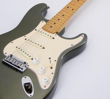 Fender - American Stratocaster (USA) - Pewter Metallic con, Muziek en Instrumenten, Nieuw