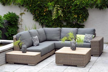 4 Seasons Outdoor Kingston hoekbank pure SALE |, Nieuw