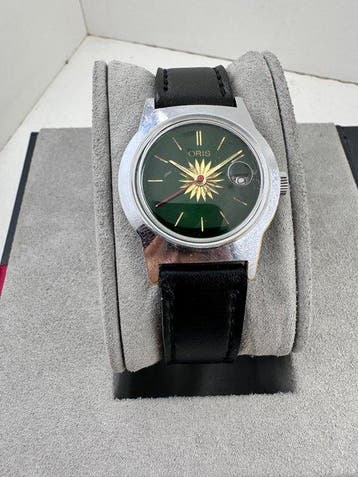 ORIS Automatic – Original Green Dial – 35 mm Swiss made no, Nieuw