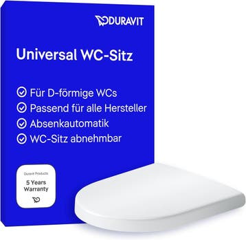 Duravit Univavo WC-zitting D-vorm - Hoogwaardig duroplast..., Verzenden, Overige typen