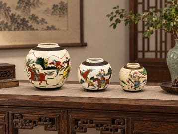 Pot (3) - Keramiek - gemberpotten Chenghua