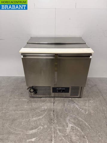 Table de travail réfrigérée Ecofrost en acier inoxydable, 2, Articles professionnels, Verzenden
