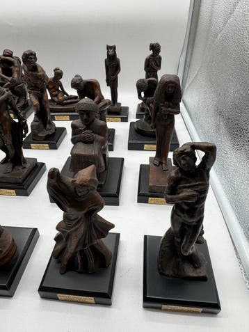 sculptuur, bronze replica sculptures - 15 cm - Brons, Antiek en Kunst