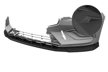 Cupspoiler voor Volvo S60 (3e gen) / V60 (2e gen) CSL830-L, Verzenden, Nieuw
