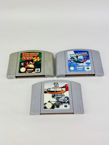Nintendo - Donkey Kong, Pilot Wings, F1 Grand Prix -, Nieuw