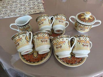 Service à café (15) - Porcelaine - Theeset