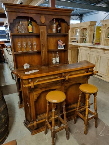 bar toog bartoog vintage huisbar toogje cafetoog barmeubel, Nieuw
