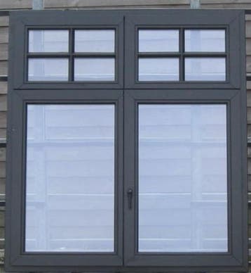 meranti houten raam ,chassis ,venster 141 x 155 zwart 9005, Ophalen of Verzenden, Raamkozijn
