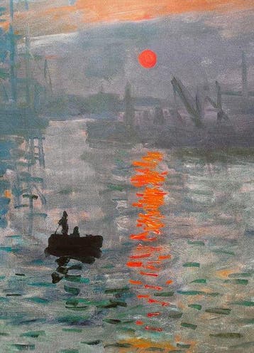 Claude Monet (1840–1926) (after) - Soleil Levant, 1872