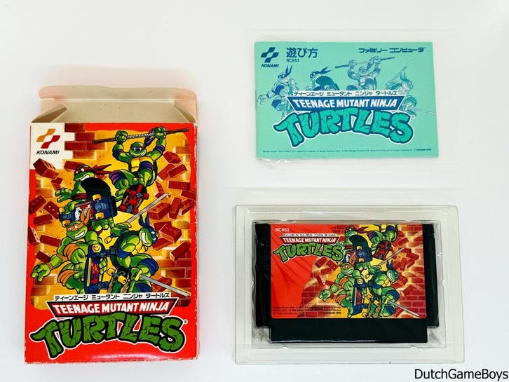 Nintendo Famicom - Teenage Mutant Ninja Turtles, Games en Spelcomputers, Games | Nintendo NES, Gebruikt, Verzenden