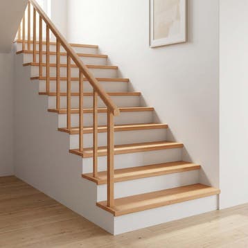 vidaXL Trapmatten 4 st Naturel 120 x 25 x 2 cm Massief, Verzenden