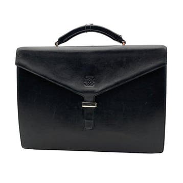 Loewe - Anagram Embossed Grained Leather Briefcase Business