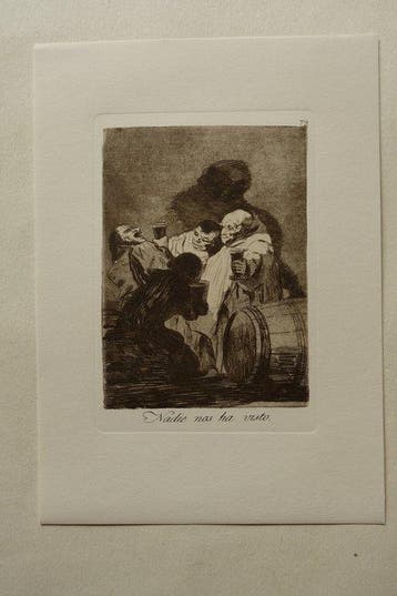 Francisco De Goya (1746-1828) - Caprichos: Blatt #79 Nadie