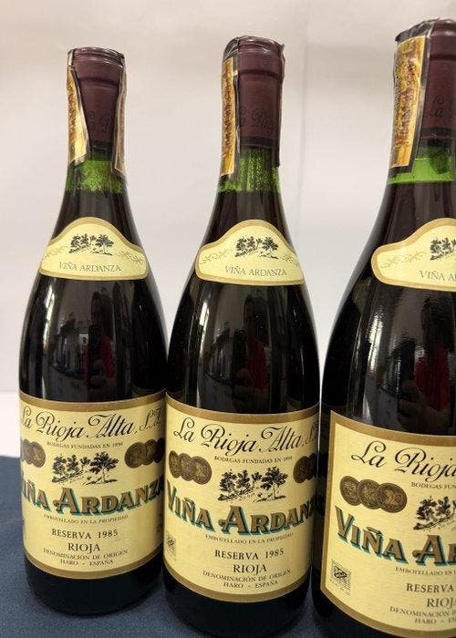 1985 (x4) La Rioja Alta, Viña Ardanza & 1987 (x2) Fasutino V, Collections, Vins