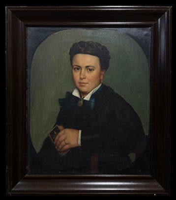 French Realist School (c. 1860) - Portrait of a Young Woman