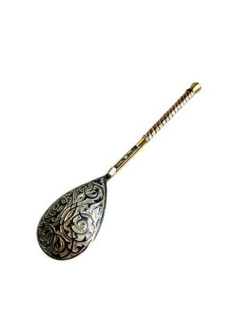 Lepel - .875 (84 Zolotniki) zilver, Antiek en Kunst, Antiek | Zilver en Goud