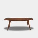Tafel Ovaal Eikenhout  Hout Onderstel  140x90, Huis en Inrichting, Tafels | Eettafels, Nieuw