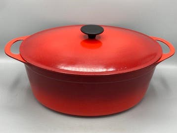 Le Creuset - Braadpan - nr. 32 Cousances - bron, Emaille -