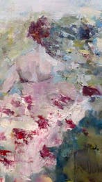 Mila Veljaca - Mädchen im Garten