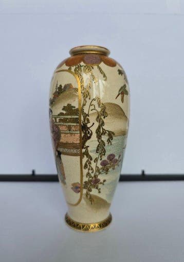 Vaas - Porselein - Murata - Japan - Meiji periode, Antiek en Kunst