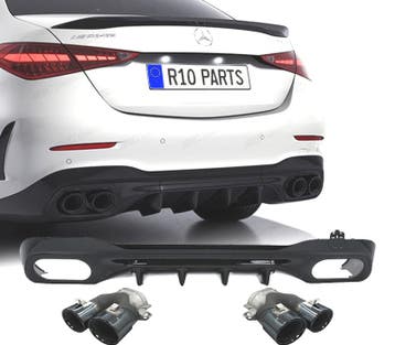Diffuseur Pour Mercedes W206 Amg 21- Look C43 + Embouts, Verzenden